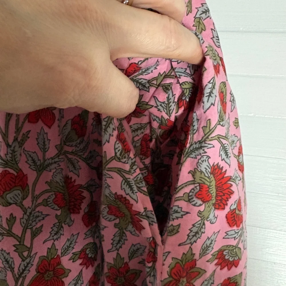 Anthropologie DRA Los Angeles Matilda Midi Women’s SZ M Floral Print Dress - Picture 5 of 8